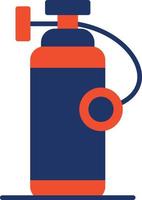 Oxygen Tank Color Icon vector