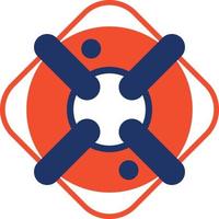 Lifebuoy Color Icon vector