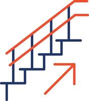 Stairs Color Icon vector