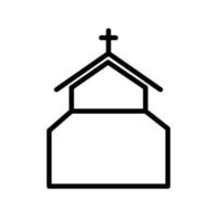 Church building icon vector design templates on white background