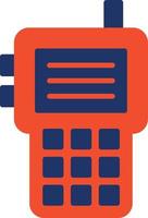 Walkie Talkie Color Icon vector