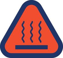 Hot Surface Color Icon vector
