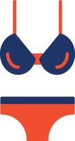Bikini Color Icon vector