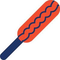 Corndog Color Icon vector