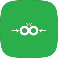 Collision Glyph Round Corner vector