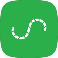 Worm Glyph Round Corner vector