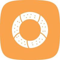 Bagel Glyph Round Corner vector