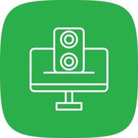 Speaker Glyph Round Corner vector