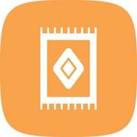 Carpet Glyph Round Corner vector