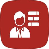 Skills Glyph Round Corner vector