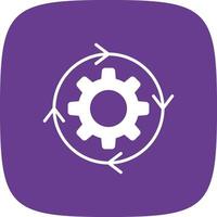 Iteration Glyph Round Corner vector