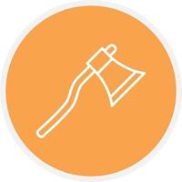 Axe Line Circle vector