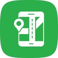 Navigation Glyph Round Corner vector
