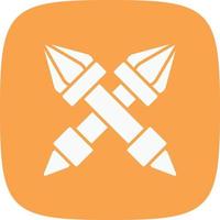 Scepter Glyph Round Corner vector
