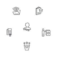 urriculum Vitae icons set . urriculum Vitae pack symbol vector elements for infographic web