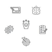 creativity icons set . creativity pack symbol vector elements for infographic web