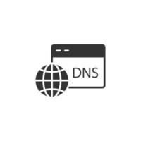 dns icons  symbol vector elements for infographic web