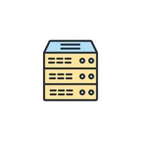 server icons  symbol vector elements for infographic web