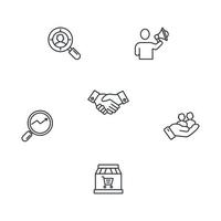 Inbound Marketing icons set . Inbound Marketing pack symbol vector elements for infographic web