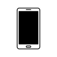 Technology handphone icon outline vector