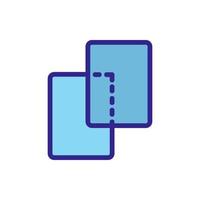 the same layers icon vector outline illustration
