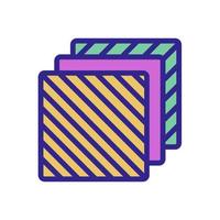 a different composition layers icon vector outline illustration