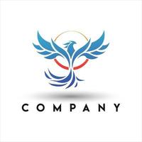 Phoenix Bird Logo. flying Phoenix Logo vector