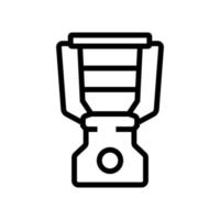 lamp with automatic power button icon vector outline illustration
