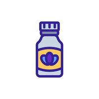 Lavender cream icon vector. Isolated contour symbol illustration vector