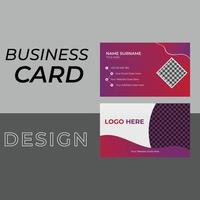 Business Card Template vector