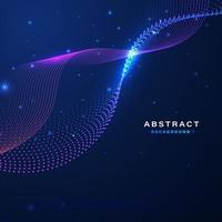 Blue abstract technology background vector