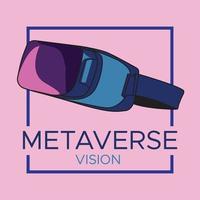 metaverse google background illustration vector design