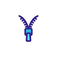 Lightning clasp icon vector. Isolated contour symbol illustration vector