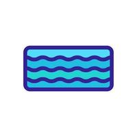 The composition of the latex icon vector. Isolated contour symbol illustration vector