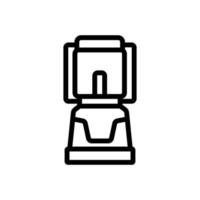 burning kerosene lamp icon vector outline illustration