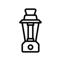 fuel oil lamp icon vector outline illustration