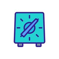 auxiliary hotplate icon vector outline illustration
