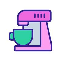 planetary mixer with bowl icon vector outline illustration