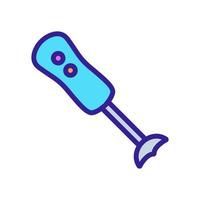 hand whipping mixer icon vector outline illustration