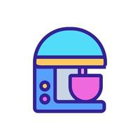 automatic stationary mixer icon vector outline illustration