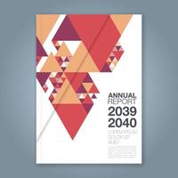 minimal geometric shapes design background for business annual report book cover brochure flyer poster vector