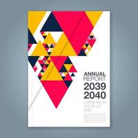 minimal geometric shapes design background for business annual report book cover brochure flyer poster vector