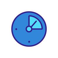 temperature indicator icon vector outline illustration