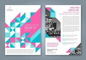 minimal geometric shapes design background for business annual report book cover brochure flyer poster vector