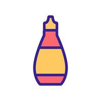 sauce in bottle icon vector outline illustration