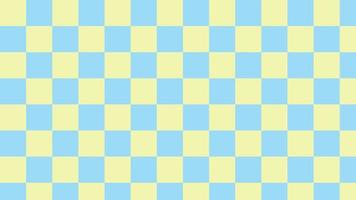 cute pastel blue and yellow checkers, gingham, plaid, aesthetic checkerboard wallpaper illustration, perfect for wallpaper, backdrop, postcard, background for your design vector