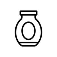 jar of tomatoes icon vector outline illustration