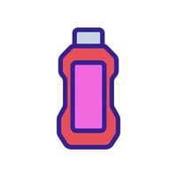 ketchup in can for convenient spill icon vector outline illustration