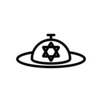 Israel icon vector. Isolated contour symbol illustration vector