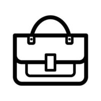 icono de bolsa de mujer. vector de icono de bolsa de mujer. signo simple de icono de bolsa de mujer. icono de bolsa de mujer aislado sobre fondo blanco. línea de icono de bolso de mujer.